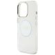 6. Guess IML Metal Colored Circle Classic Logo MagSafe case for iPhone 16 Pro - white