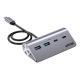 12. UNITEK ALUMINUM HUB USB-A/C 2X USBA 2X USBC 5GBP