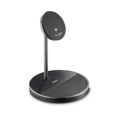 Hama 00201738 Mobile Charger Headphones, Smartphone Black USB Wireless Charging Fast Charging Internal