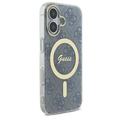 4. Guess IML 4G MagSafe iPhone 16 Case - Blue