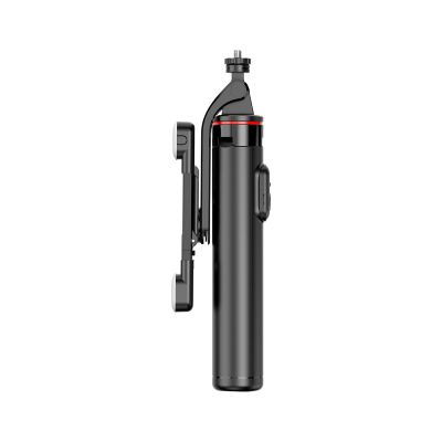 6. Selfie stick WC13YDS telescopic tripod 1.3m with double lamp and phone holder - black