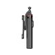 6. Selfie stick WC13YDS telescopic tripod 1.3m with double lamp and phone holder - black