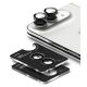 3. Tempered Glass Camera Protector Ringke Camera Frame Protector 2-Pack for iPhone Duo – Black