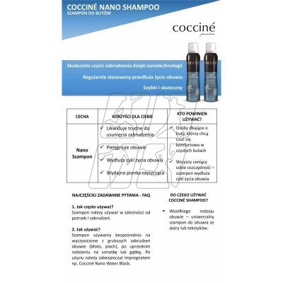 2. Coccine DA0277 cleaning foam for leather and textiles