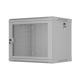 10. Lanberg 19" 9U 600X450 gray wall-mounted rack cabinet with perforated doors (flat pack)