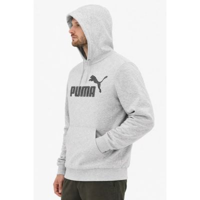 5. Puma men's gray fashionable cotton kangaroo sports hoodie