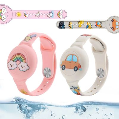 2. Tech-Protect Smooth 2-pack Case for Apple AirTag 1/2 for Kids - Multicolor