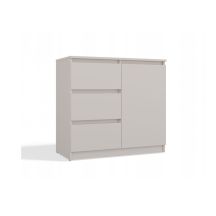 Chest of Drawers 1 Door 3 Drawers Cashmere Set