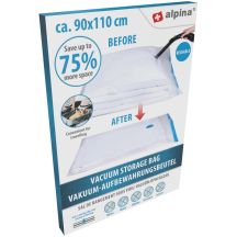 VACUUM BAG FOR STORING CLOTHES, BEDDING 90x110cm ALPINA