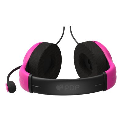 7. PDP Nebula Wired Headband Gaming Headset Black, Pink