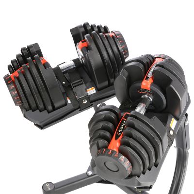 13. SR80 ADJUSTABLE DUMBBELL SET (2 PCS) + STR10 PRO HMS RACK