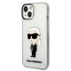 2. Karl Lagerfeld Ikonik Karl Lagerfeld Case for iPhone 13 / 14 / 15 - Transparent