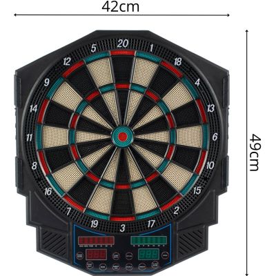 13. ELECTRONIC DART WITH POWER SUPPLY AND 4 COUNTERS 49CM ENERO PRO