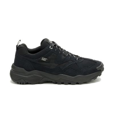 CATERPILLAR GRAPPLE SUEDE MESH BLACK SHOES (P726661)