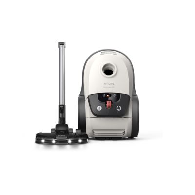 13. Philips Performer LED 8000 Series bagged vacuum cleaner with TriActive technology, model XD8142/12, 900W power