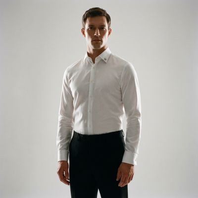 2. HUGO Ermo shirt white (50539307-199)