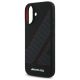 6. AMG Checkered Flag Pattern MagSafe iPhone 16 Case - Black