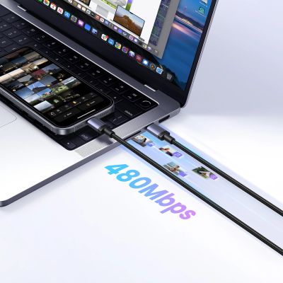 4. Ugreen USB-C to USB-C PD Cable 100W 5A 3m - Black