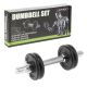 44. HMS SG01 threaded dumbbell 7 kg