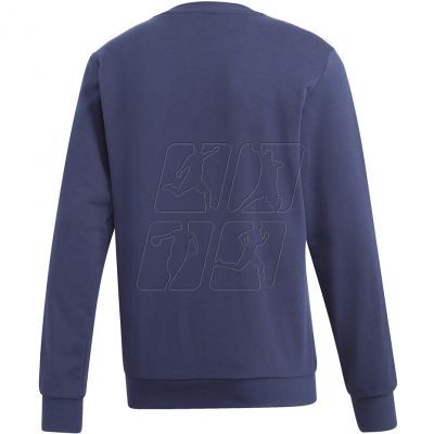 2. Adidas Essentials 3 Stripes Crewneck FT M DU0484 training sweatshirt