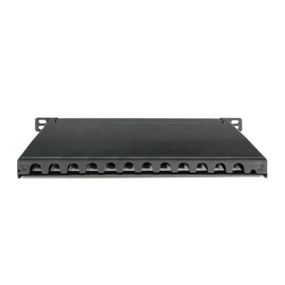 3. Digitus Patch Panel CAT 6A Slim, Shielded, 12-Port, 0.5U, 10", Black