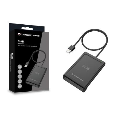 4. Conceptronic BIAN11B Chip Card Reader Internal USB USB 2.0 Black