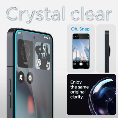 11. Spigen Glas.TR EZ Fit Tempered Glass 2-pack for Nothing Phone 3 - Transparent