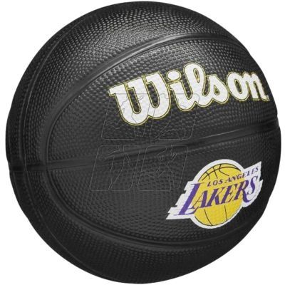 3. Ball Wilson Team Tribute Los Angeles Lakers Mini Ball Jr. WZ4017601XB