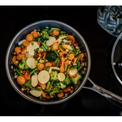 10. Kohersen NX CERAMIC frying pan with lid 24 cm