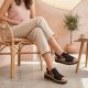 16. Comfortable Rieker W RKR677 black sandals