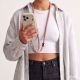 17. Tech-Protect C10S Crossbody Phone Lanyard (114 cm) + Wrist Strap (31 cm) - Pink Titanium