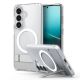 3. Spigen Ultra Hybrid S Mag MagSafe Case for Samsung Galaxy S26 - Clear and White