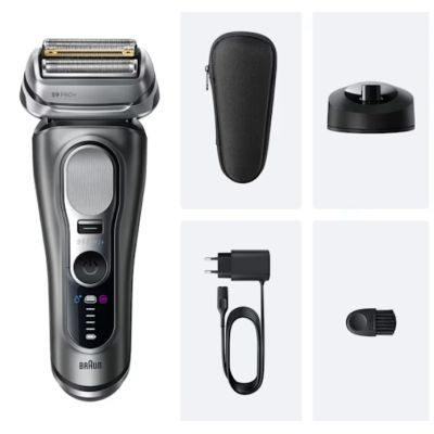 3. Braun Series 9 Pro+ 9615S Foil Shaver Trimmer Black, Gray