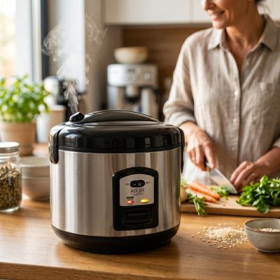 14. Adler AD 6406 rice pot (1.5l; stainless steel)