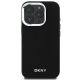 3. DKNY Plain Silver Logo MagSafe iPhone 16 Pro Max Case - Black