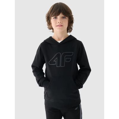 Boy's sweatshirt with hood, open, 4F Junior 4FJWMM00TSWSM1292-21S