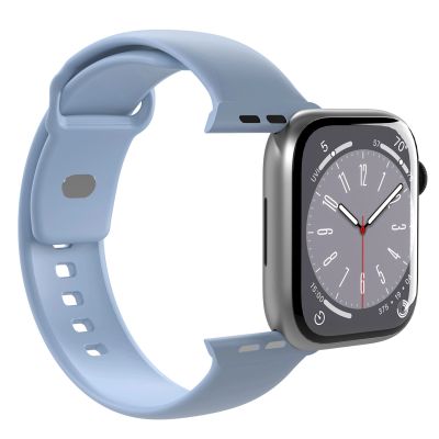 4. Puro Icon Silicone Strap for Apple Watch 38 / 40 / 41 mm - Light Blue (2 pcs.)