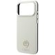 6. Guess Grained Round Strass Logo MagSafe Case for iPhone 18 Pro Max / 17 Pro Max - Beige