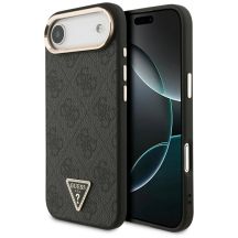 Guess 4G Triangle Logo MagSafe case for iPhone Air - black and gold