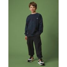 Boys' cargo sweatpants 4F 4FJRSS26TTROM1882-22S