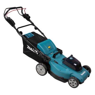 9. Makita DLM481Z Lawn Mower Push Type Lawn Mower Battery Black, Blue, Metallic