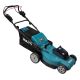 9. Makita DLM481Z Lawn Mower Push Type Lawn Mower Battery Black, Blue, Metallic