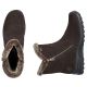 5. Rieker L7162-25 Waterproof Insulated Leather Women's Ankle Boots Dark Brown