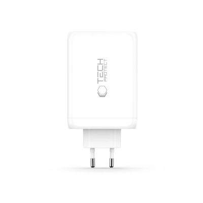 3. Tech-Protect NC240W-GaN 4-Port 240W Wall Charger - White