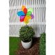 8. PINWHEEL GARDEN DECORATION 37x12x85CM ARTI CASA
