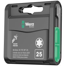Bit-Box Set 20 TX HF, TX 20MM, 20 pieces WÜRTH, SPAX