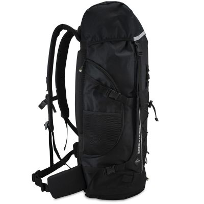 4. 65L Hiking Backpack, Black, SEMI LINE