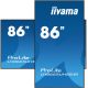 5. iiyama LH8665UHSB-B1 flat screen, 86 inches, 215.9 cm