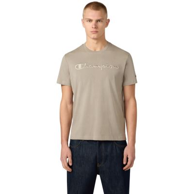 Champion SS Tee Beige Men's T-Shirt 220273 ES035