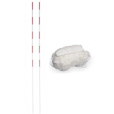 4. White volleyball net with antennas Netex SI0005